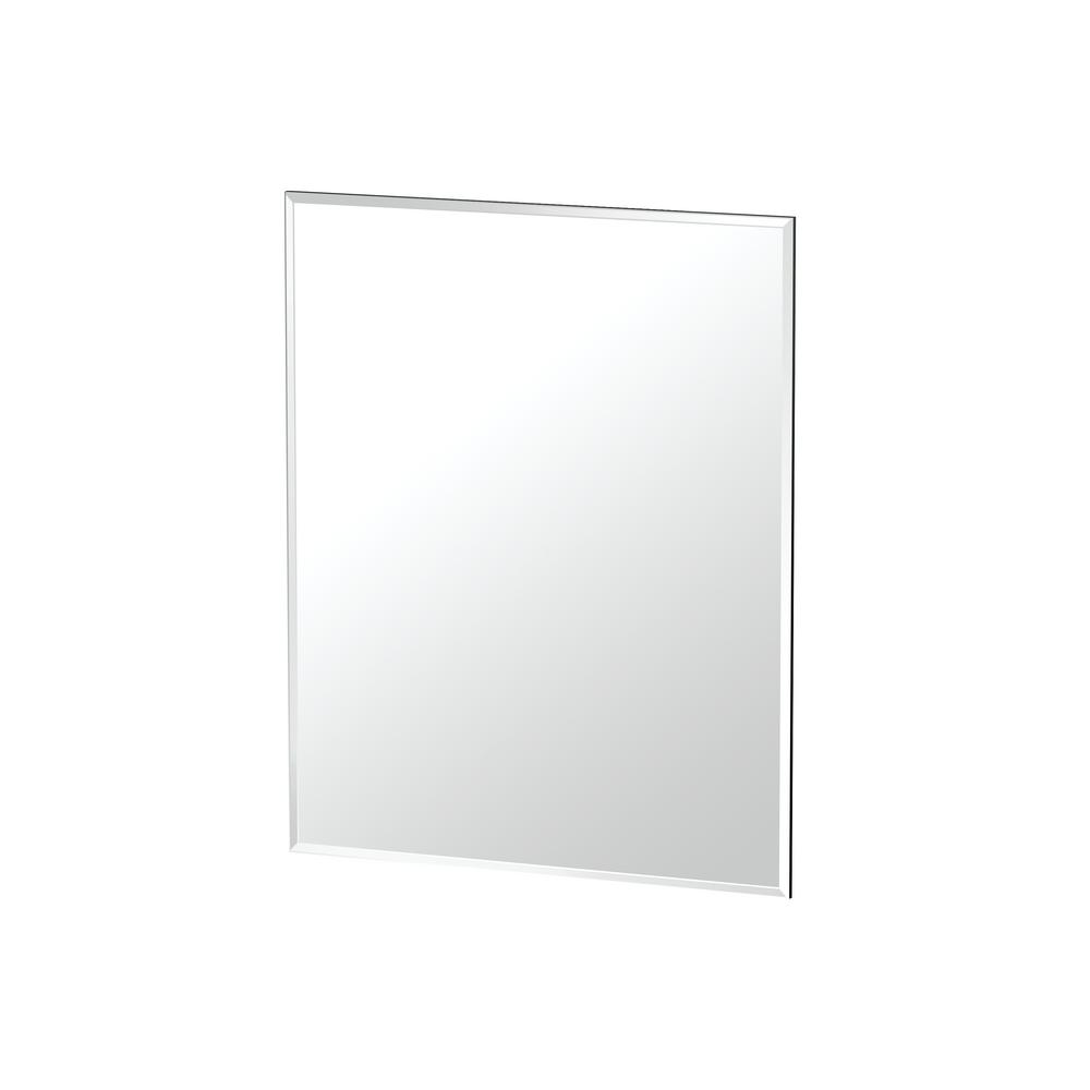 HOLES /& FIXINGS special offer FRAMELESS BEVEL EDGE WALL MIRROR 18/" x 12/"