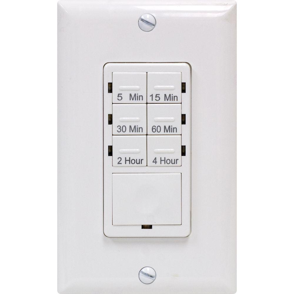 GE In-Wall Digital Countdown Timer-15318 - The Home Depot bath heater fan switch light wiring diagram 