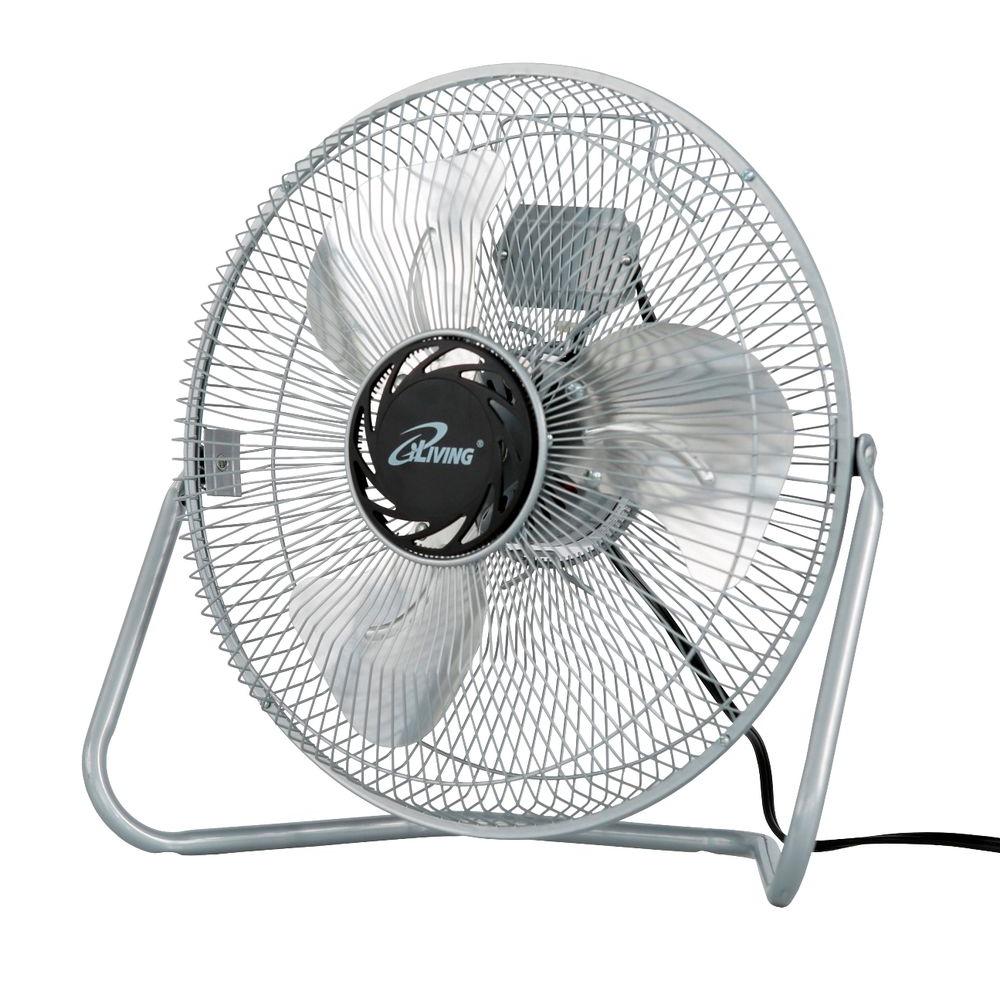Silver Steel Box Fans Floor Fans The Home Depot