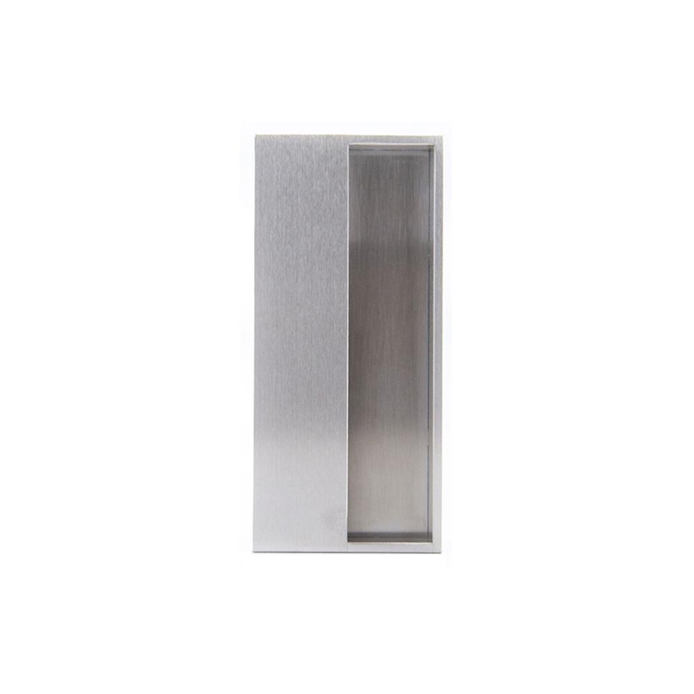 Jako Architectural Hardware Door The Home Depot W 4251 1 9 16 In Stainless Steel Pocket Door Flush Pull