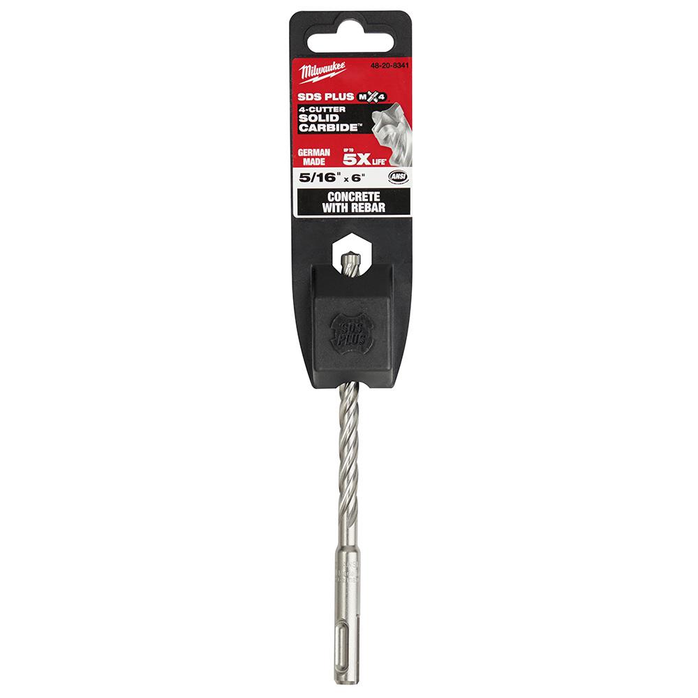 Milwaukee 5/16 in. x 6 in. MX4 SDS-Plus Carbide Bit (045242518173)