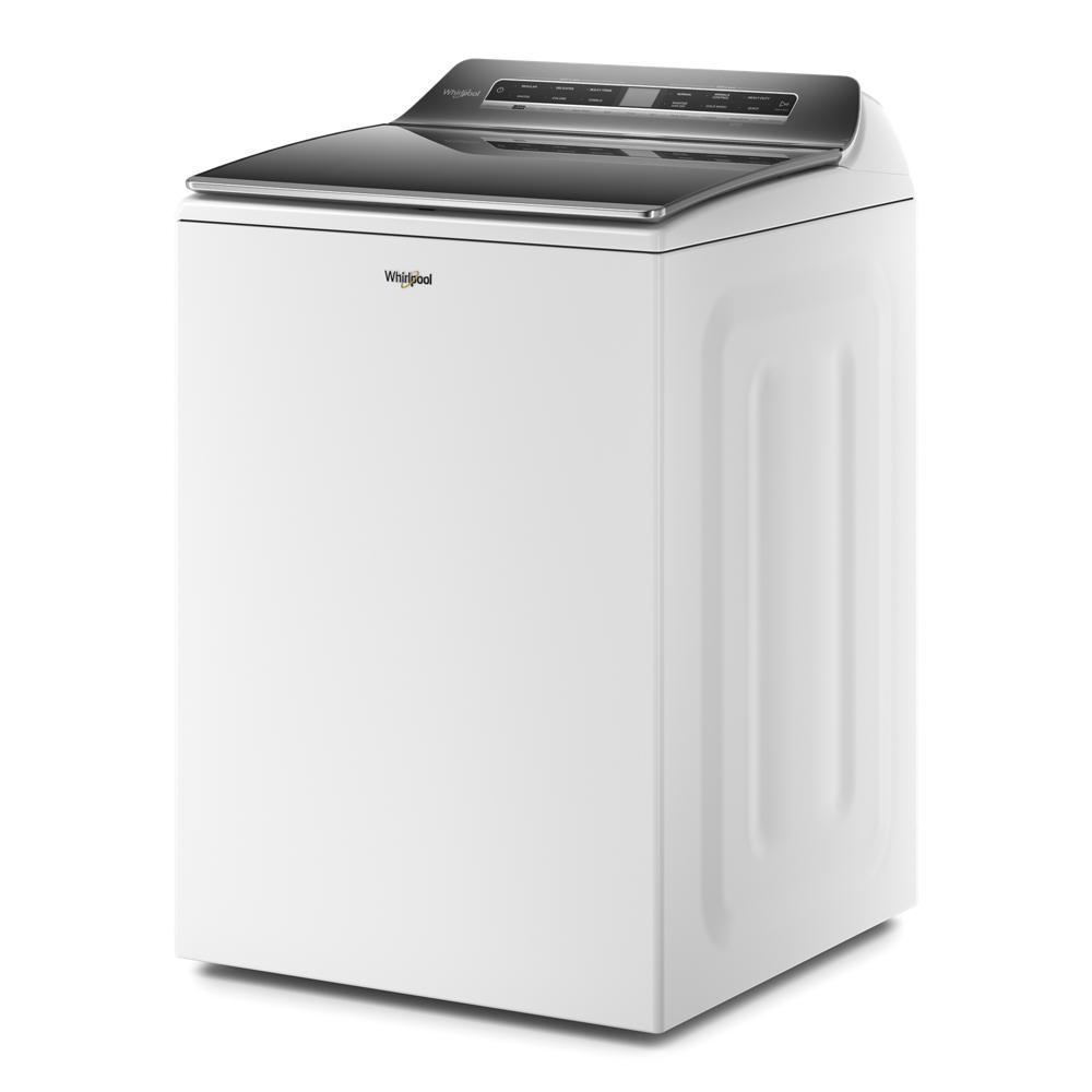 Whirlpool 5 3 Cu Ft Smart White Top Load Washing Machine With Load And Go Built In Water Faucet And Stain Brush Energy Star Wtw8120hw The Home Depot,How To Clean A Front Load Washer