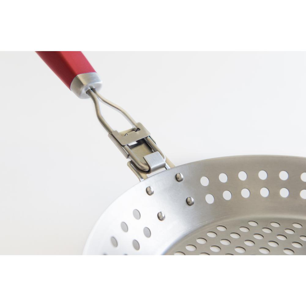 KitchenAid Grill Skillet Stainless Steel Detachable Handle Fire Roasting 12" New 44376285845 eBay