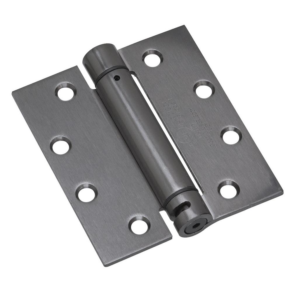 Onward 4 in. x 41/2 in. Full Mortise Adjustable Spring Hinge5823ANB1
