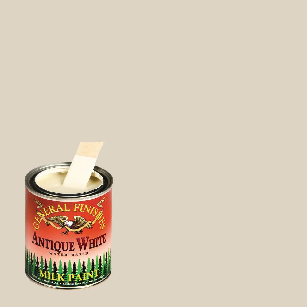 Antique White Milk Paint Furniture Wood The Home Depot Antique White Interior Exterior Milk Paint
