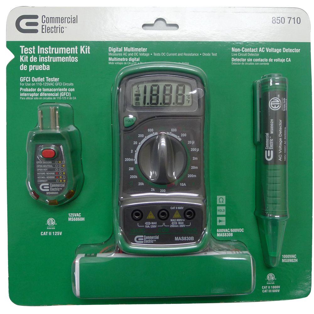 Commercial Electric Electronic Tester KitsK500E The Home Depot