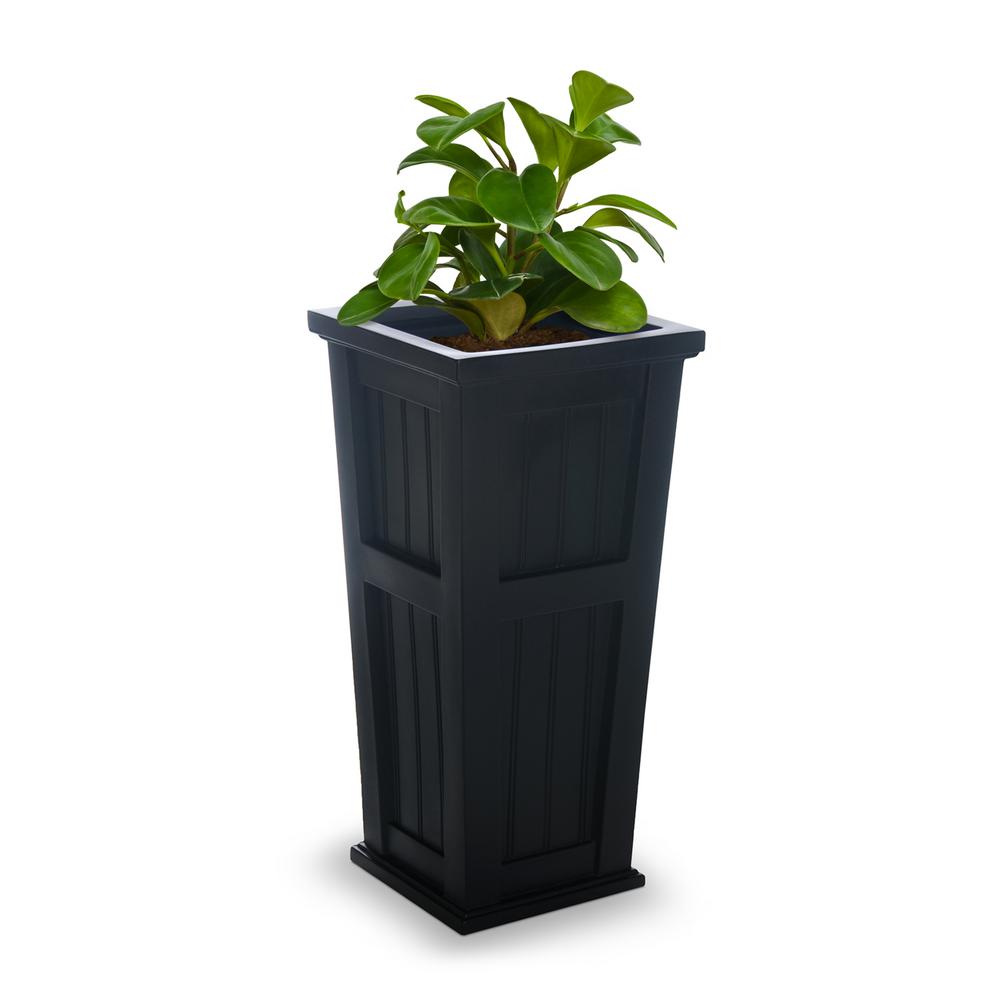 https://images.homedepot-static.com/productImages/3627452a-50a0-4faf-8bee-030647edee98/svn/black-mayne-plant-pots-4843-b-64_1000.jpg