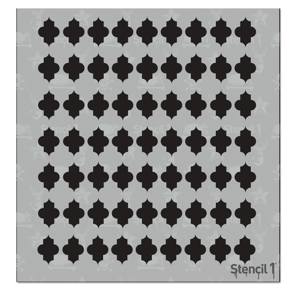 Stencil1 Small Quatrefoil Small Repeat Pattern Stencil S1pas29s The Home Depot 8415