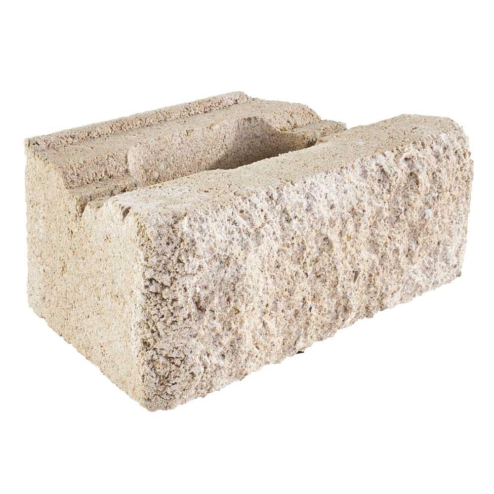 Pavestone RockWall Small 4 in. H x 11.63 in. W x 6.75 in. L Limestone (144-Piece/46.5 sq. ft./Pallet)