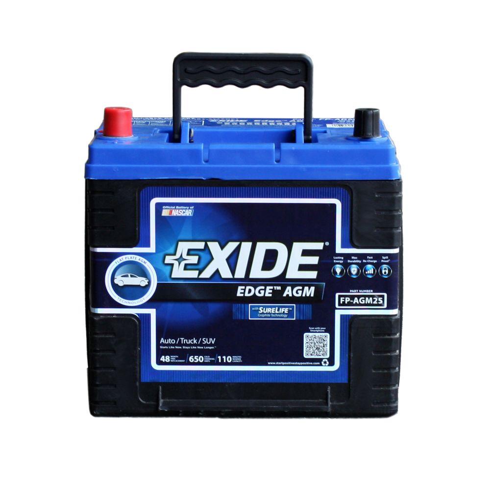 Edge 25 Auto AGM BatteryFPAGM25DS The Home Depot