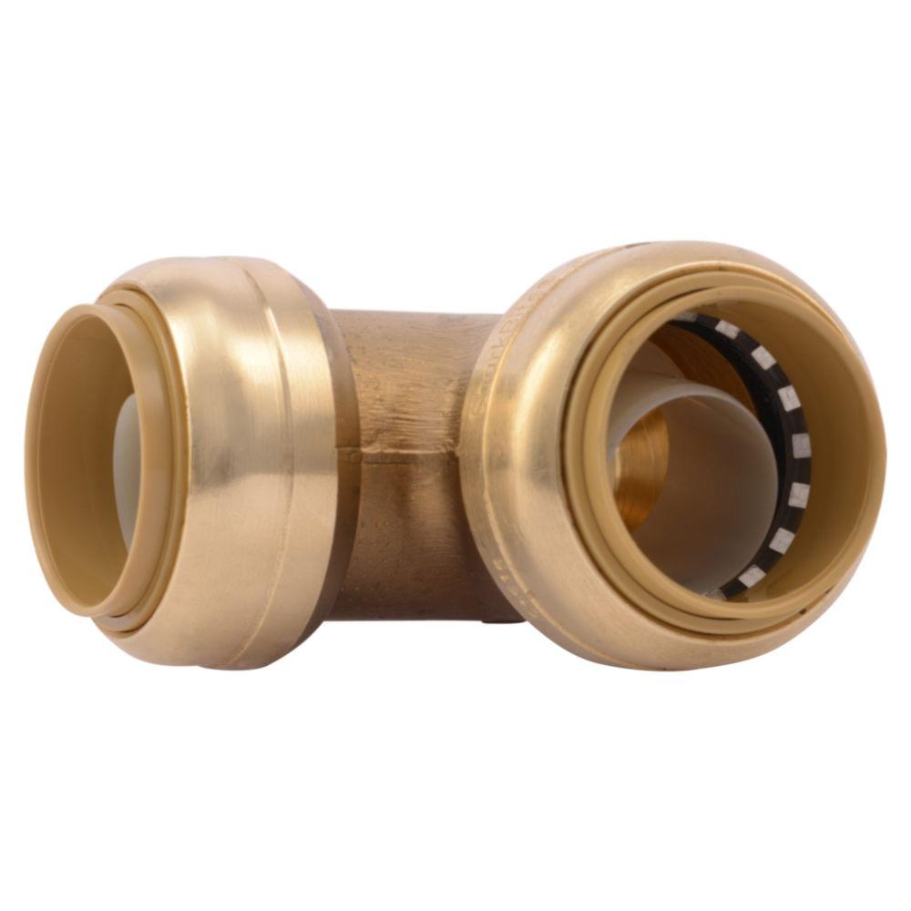 SharkBite 1 in. PushtoConnect Brass 90Degree Elbow FittingU260LFA