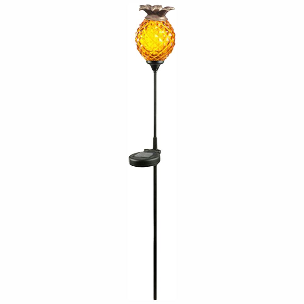 Amber Path Lights Landscape Lighting The Home Depot Solar Orange Outdoor Integrated Led Landscape Path Light With Gl Pinele