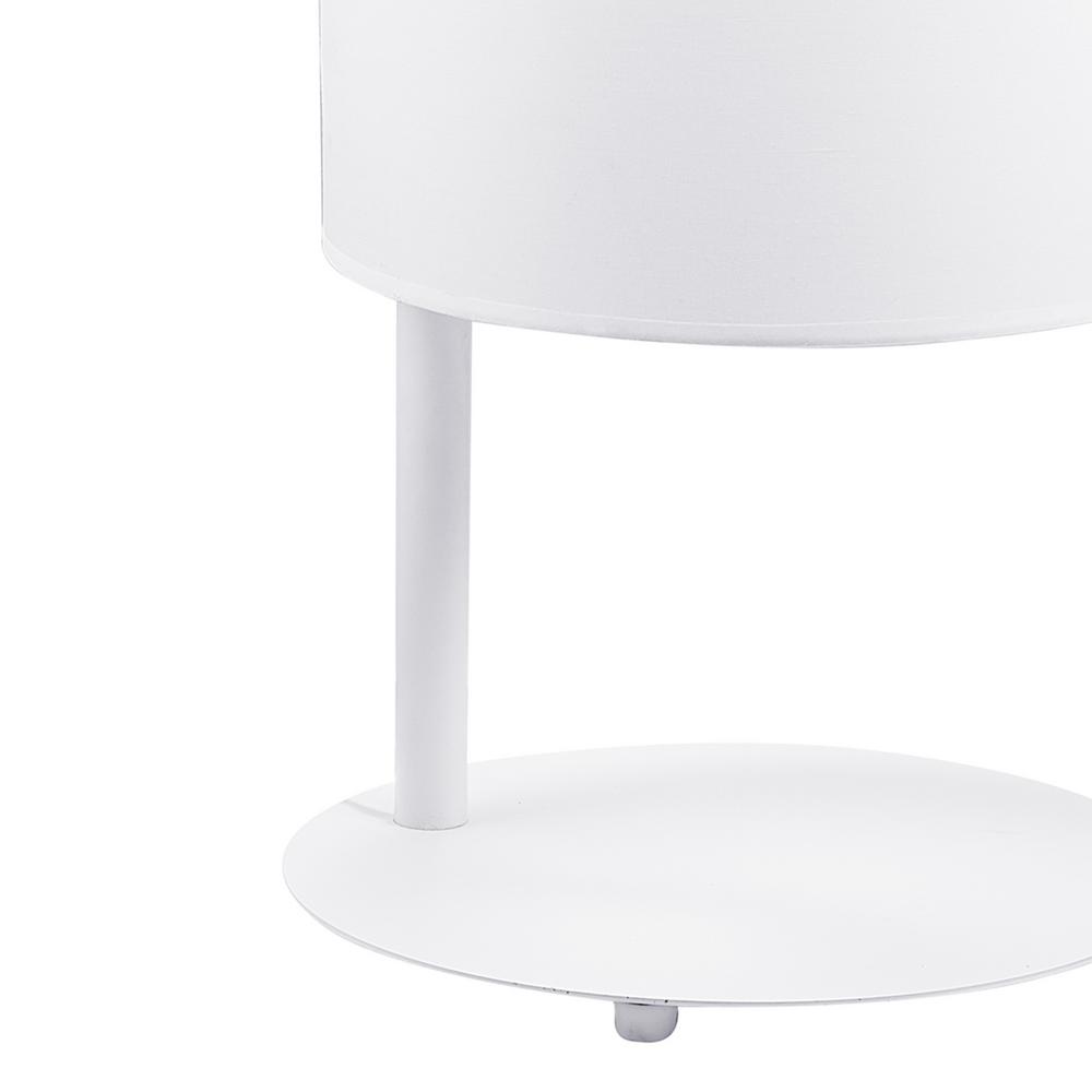 Globe Electric Hansen 18 In Powder White Table Lamp With Cec Title Led Bulb Included The Home Depot