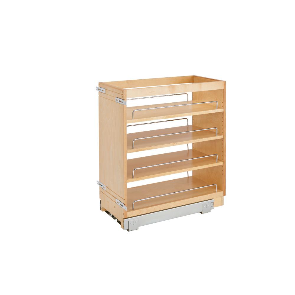 Rev A Shelf 25 48 In H X 11 W 22 47 D Pull Out Wood Base D Pull Out Wood Base Cabinet Organizer