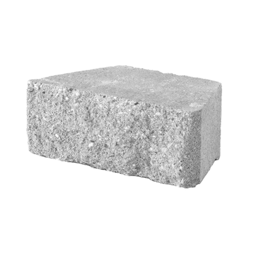 Pavestone 3 in. x 10 in. x 6 in. Gray Concrete Wall Block ...
