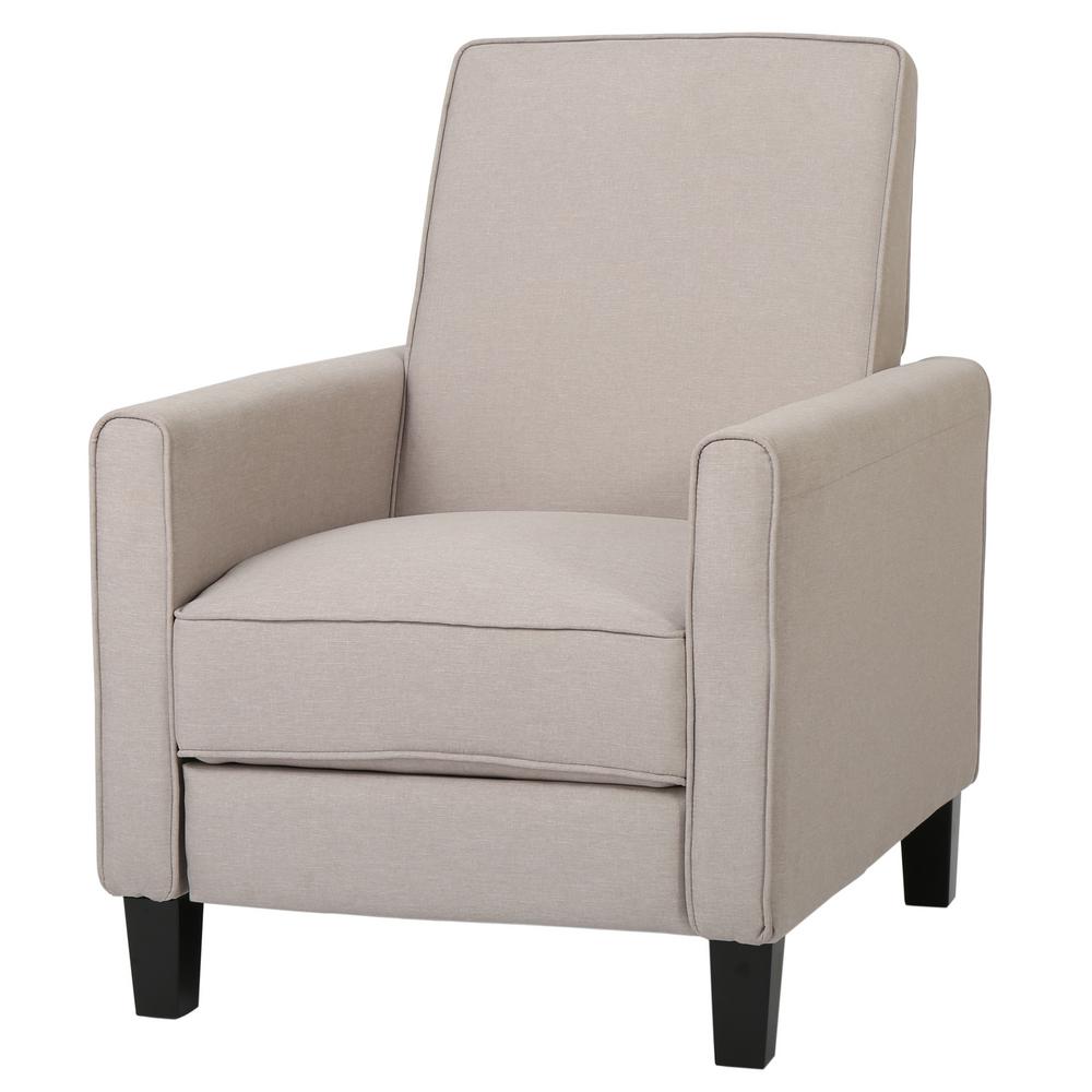 Le House Darvis Wheat Fabric Recliner Club Chair 296113 The Le House Darvis Wheat Fabric Recliner Club Chair