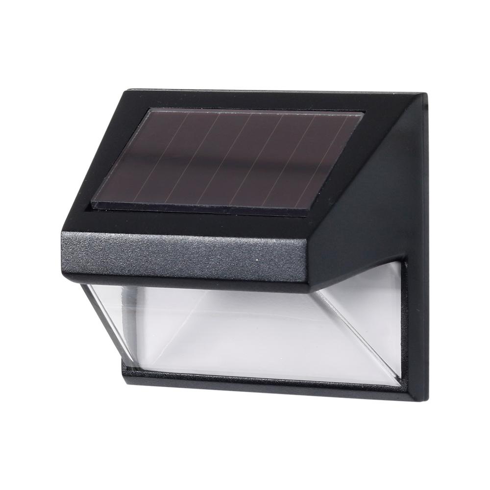 Westinghouse Solar Black Integrated Led Fence Light Q07cj1602 08 Westinghouse Solar Black Integrated Led Fence Light