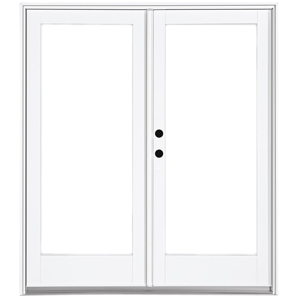 Mp Doors 60 In X 80 In Fiberglass Smooth White Right Hand
