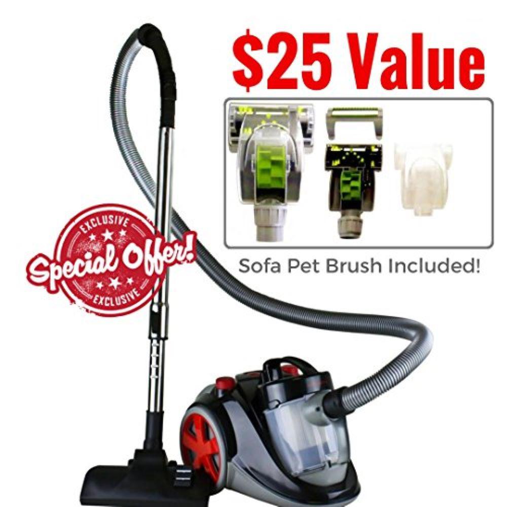 bagless canister vacuum