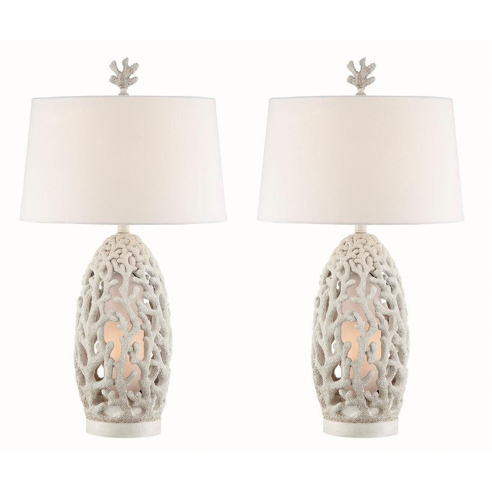 31 In Glacier Blue Indoor Table Lamp Set 31 In Glacier Blue Indoor Table Lamp Set
