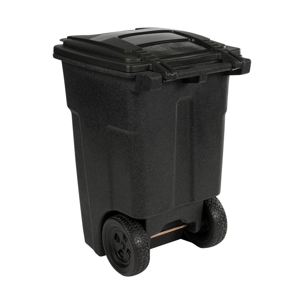 Toter 64 Gal. Wheeled Brownstone Trash Can25564R1279 The Home Depot