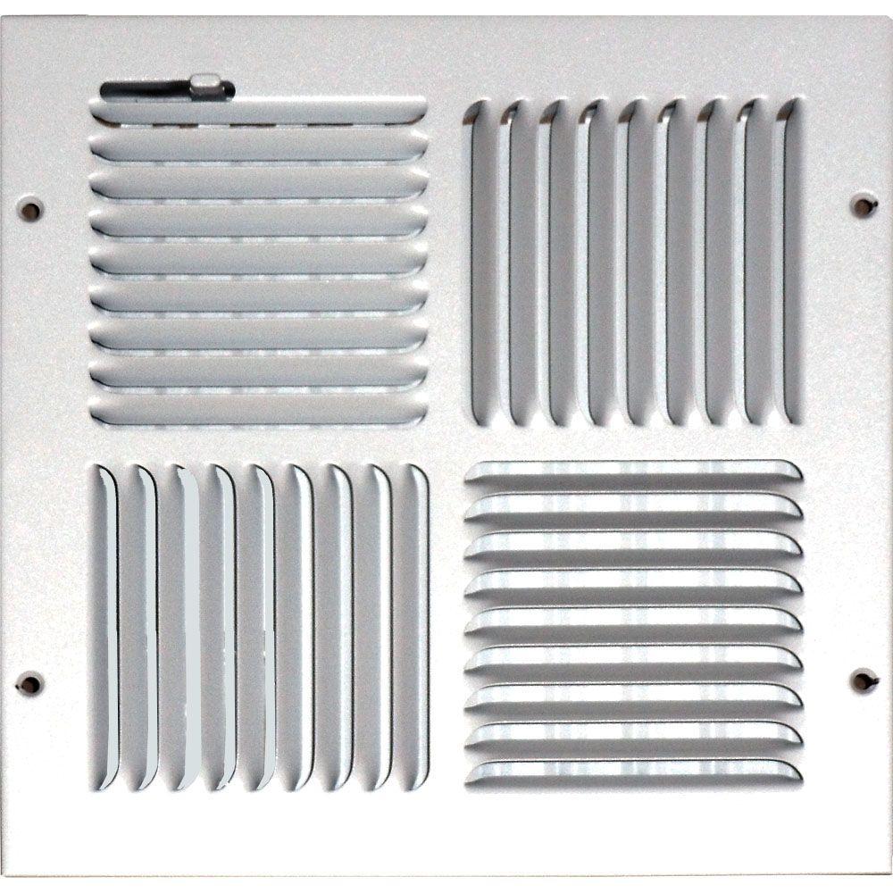 Speedi Grille 10 In X 10 In Ceiling Sidewall Vent Register