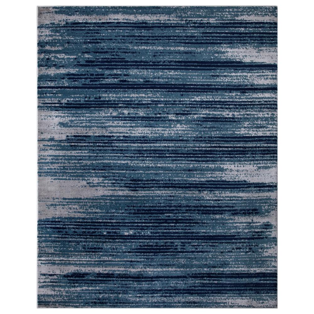 Diagona Designs Jasmin Collection Stripes Design Teal And Navy 7