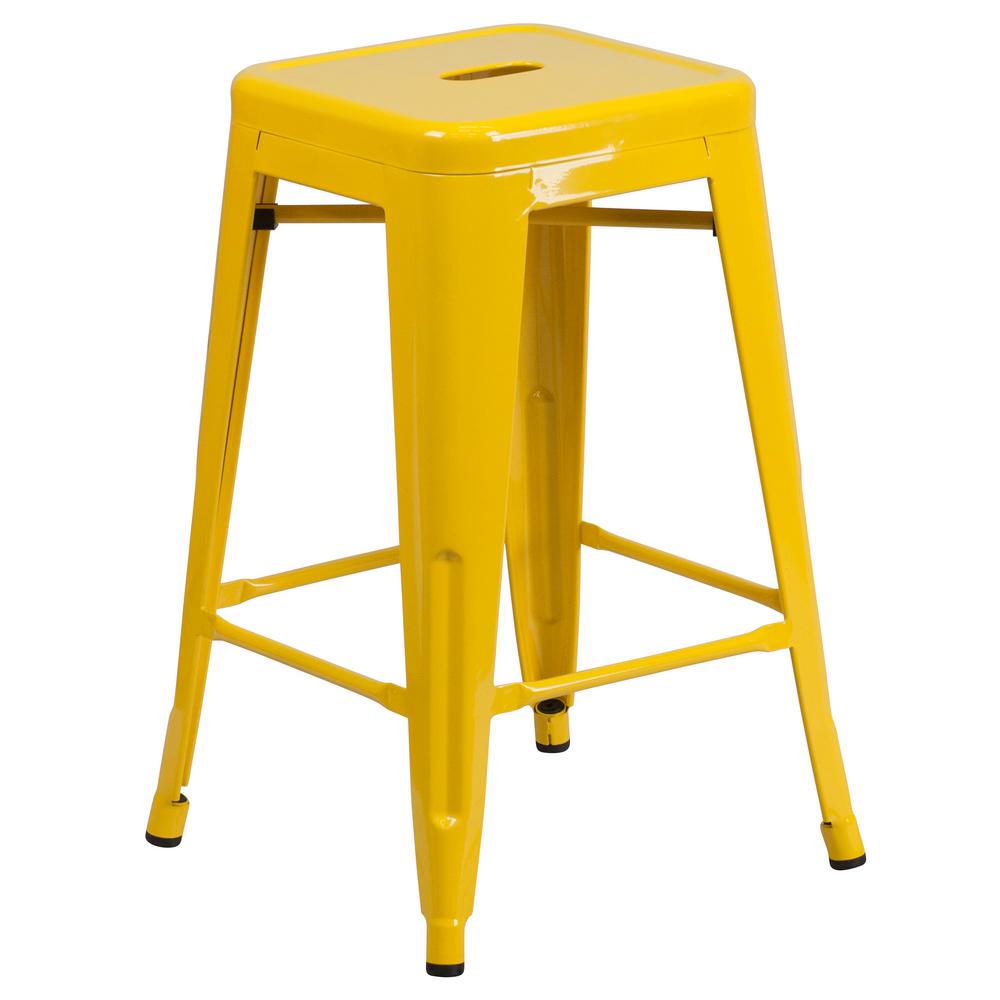 Yellow Bar Stools Kitchen Dining Room Furniture The Home Depot Yellow Bar Stool