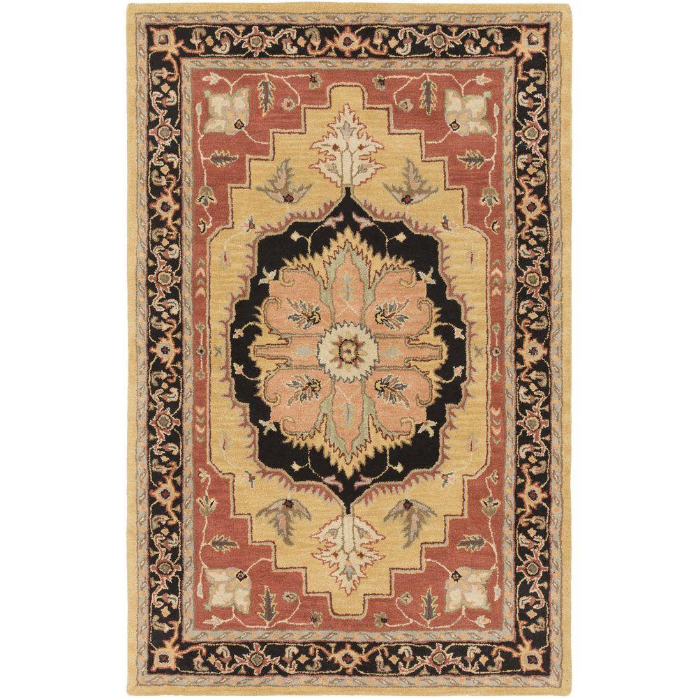 Red 4 X 6 Wool & Wool Blend Area Rugs Rugs The Home Depot