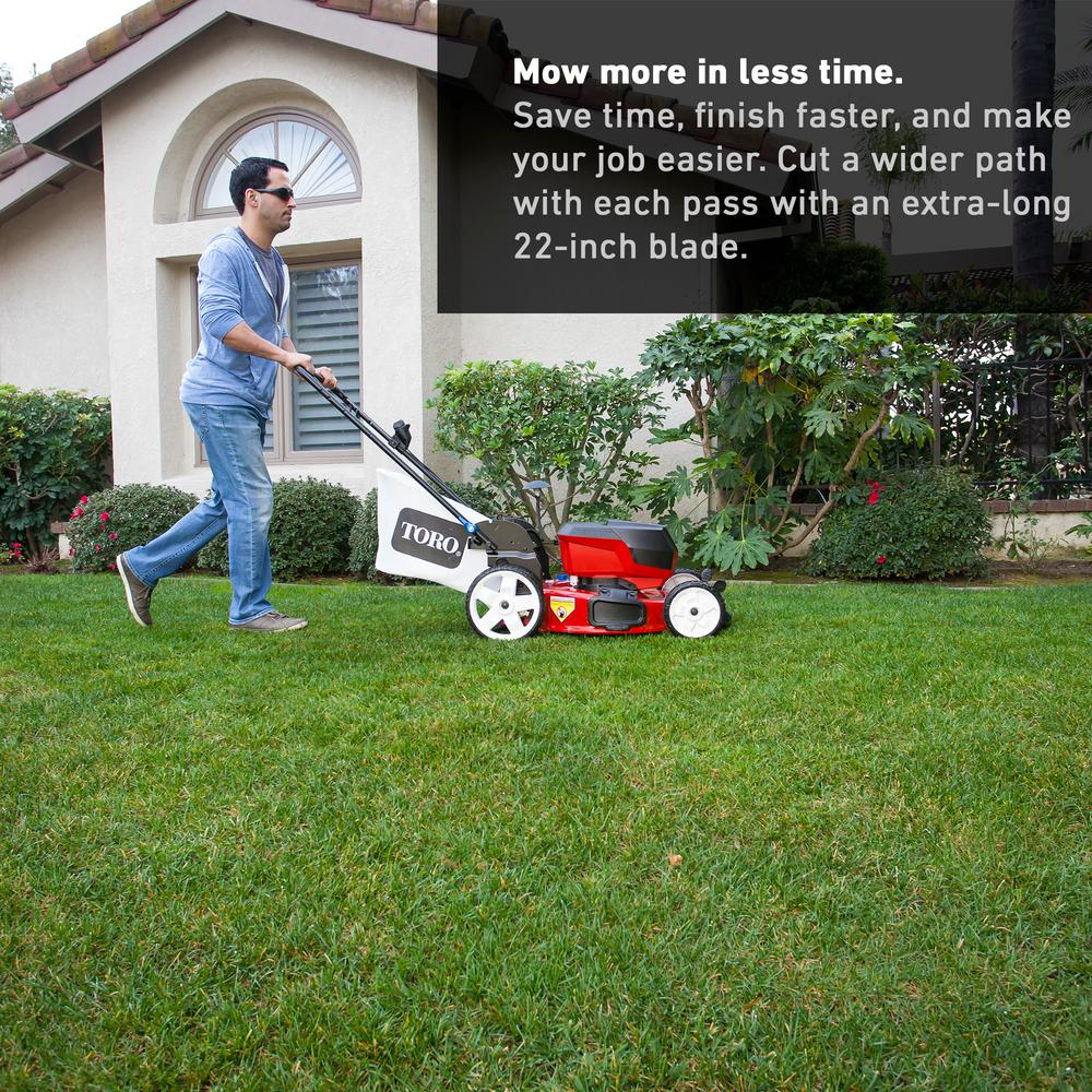 Toro 22 In Recycler 60 Volt Lithium Ion Cordless Battery Walk Behind Push Lawn Mower 6 0 Ah Charger Included Toro 22 In Recycler 60 Volt Lithium Ion Cordless Battery Walk Behind Push Lawn Mower 6 0 Ah Charger Included