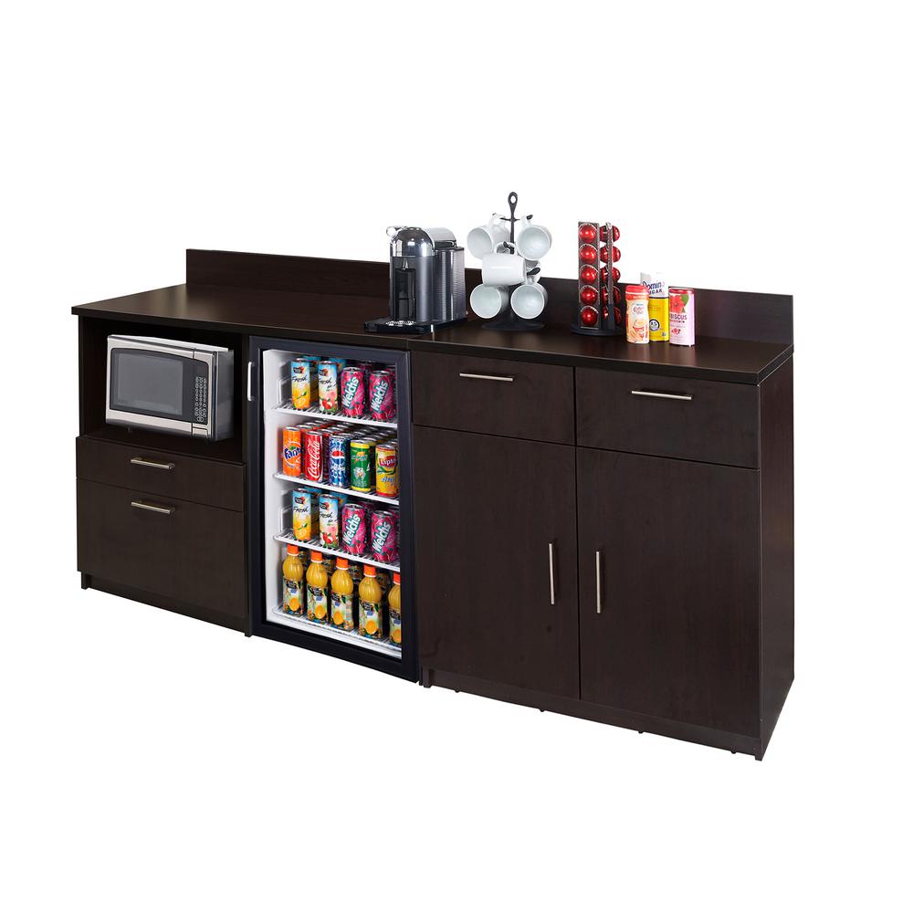 Sideboards Buffets Kitchen Dining Room Furniture The Home Depot Coffee Kitchen Espresso Sideboard With Lunch Break Room Functionality Embled Commercial Grade