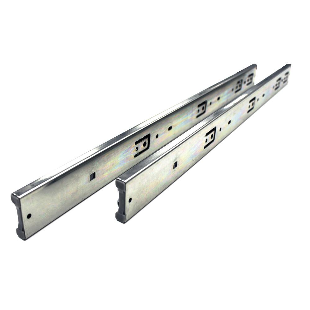 1 Soft Close Drawer Slides Cabinet Hardware The Home Depot