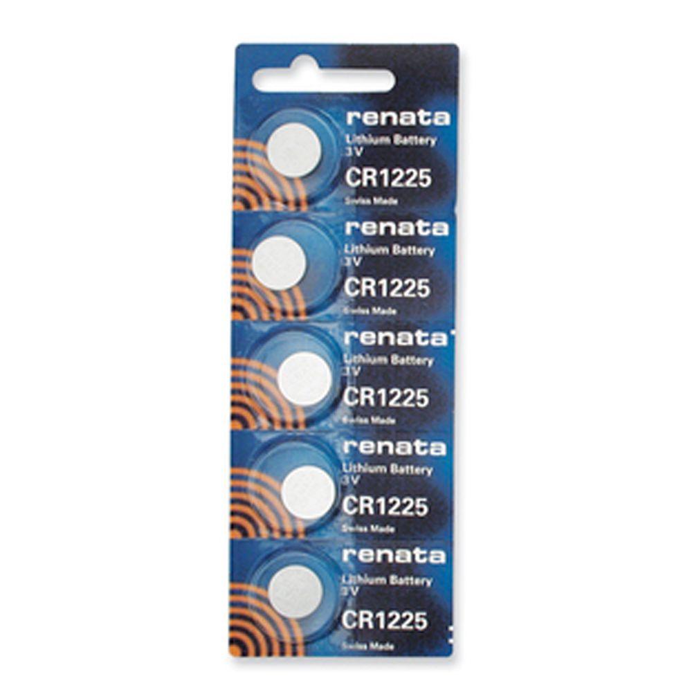 Renata Lithium CR1225 3-Volt Coin Cell Battery (5-Pack) by Renata