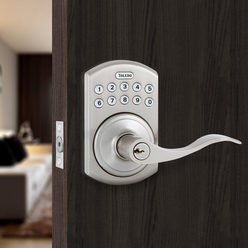 Toledo Fine Locks Electronic Lock With Jaen Door Lever V190e Ja