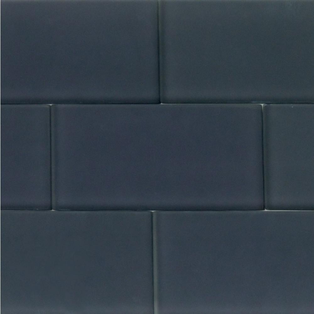 Bathroom Square 3x6 Glass Tile The Home Depot