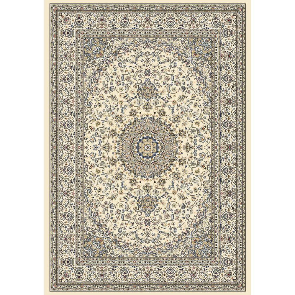  Home  Decorators  Collection  Spiral  Medallion  Ivory Brown 7 