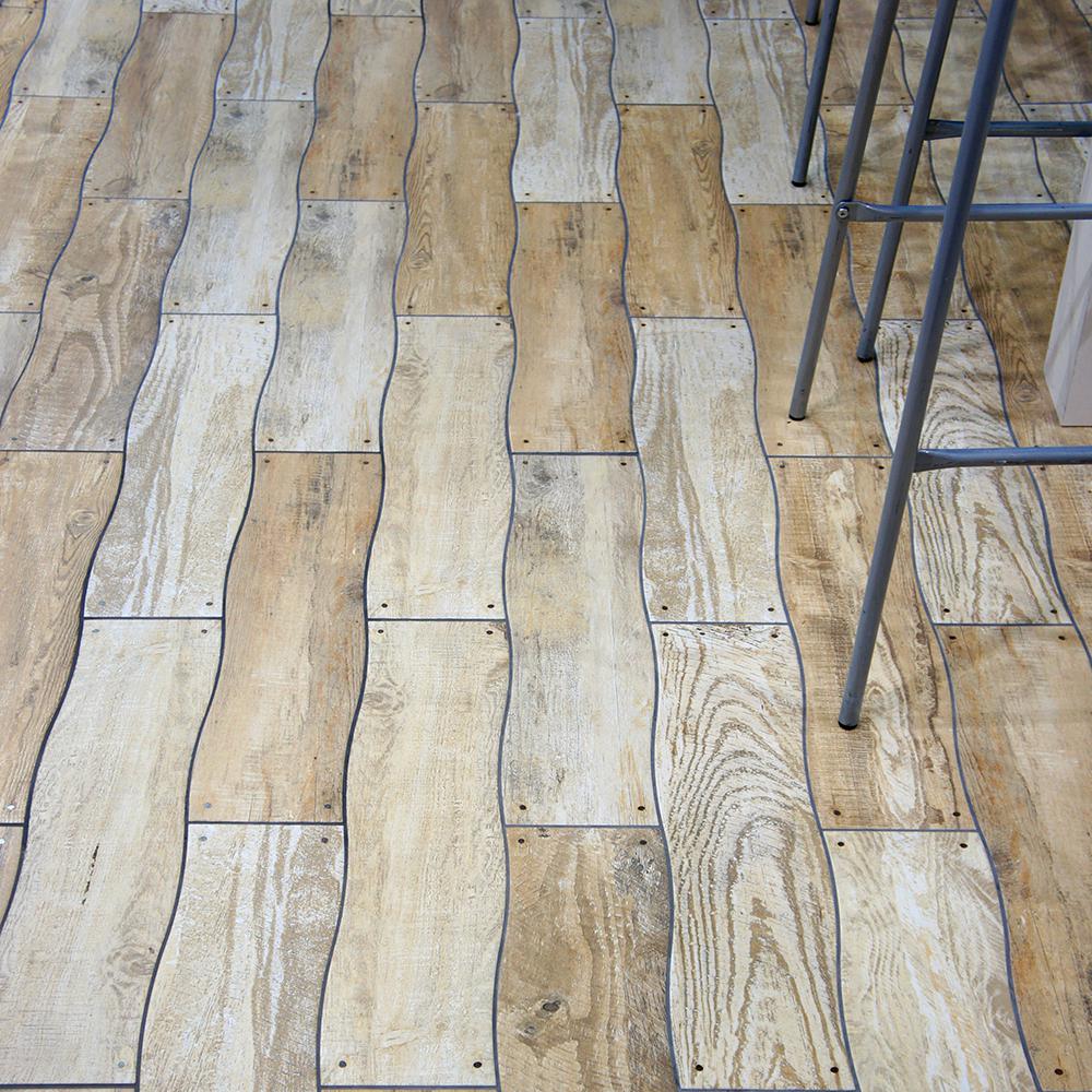 Merola Tile Montecarlo Grey 5 8 In X 23 Ceramic Floor Merola Tile Montecarlo Grey 5 8 In X 23 Ceramic Floor