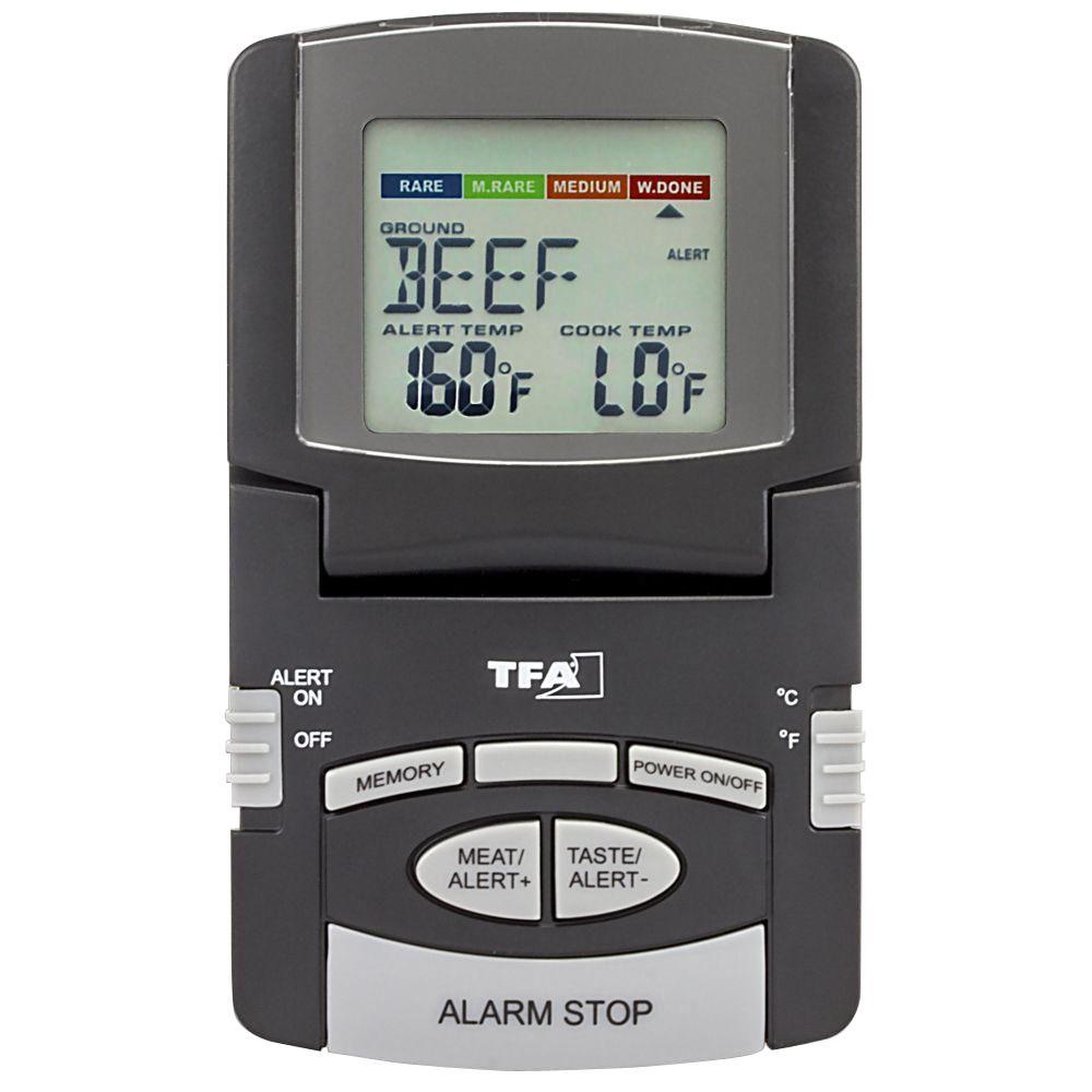 TFA Digital Meat Thermometer with Foldable Display and Magnet
