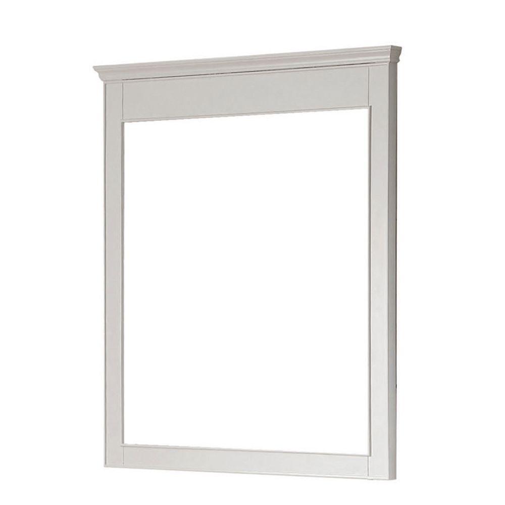 Avanity Windsor 36 In L X 30 W Wall Mirror White M30 Avanity Windsor 36 In L X 30 W Wall Mirror White
