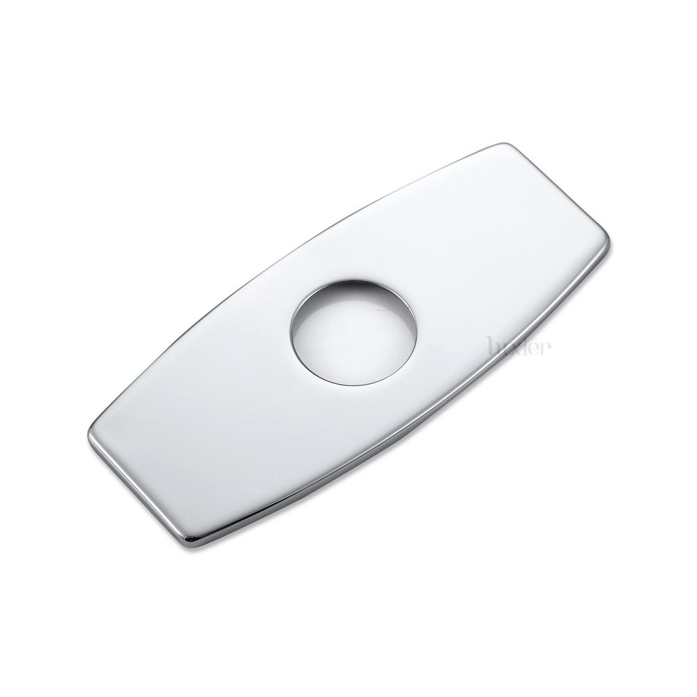 Luxier 6 in. Brass Bathroom Vessel Vanity Sink Faucet Hole Cover Deck