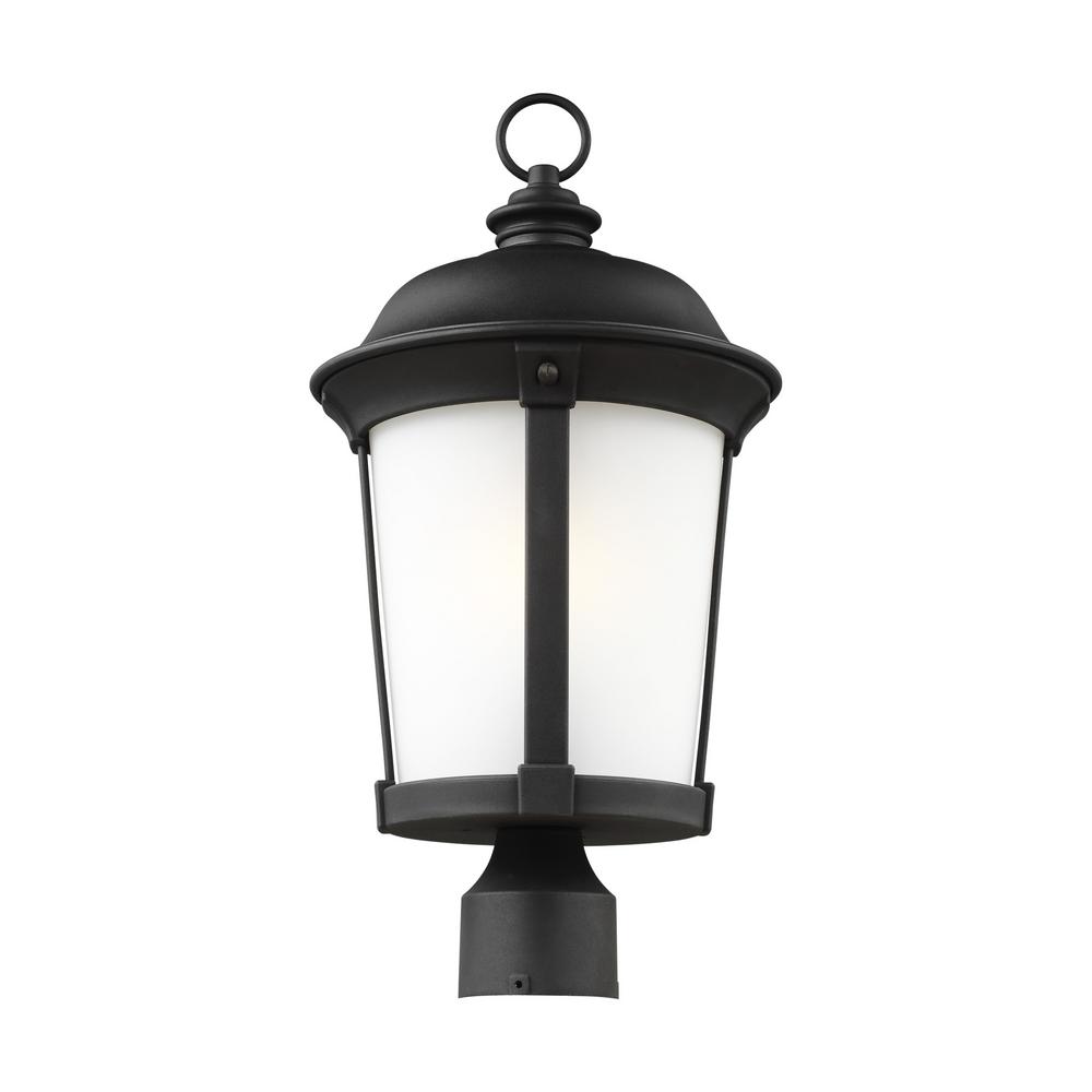 Post Lighting Outdoor The Home Depot Calder 1 Light Outdoor Black Post
