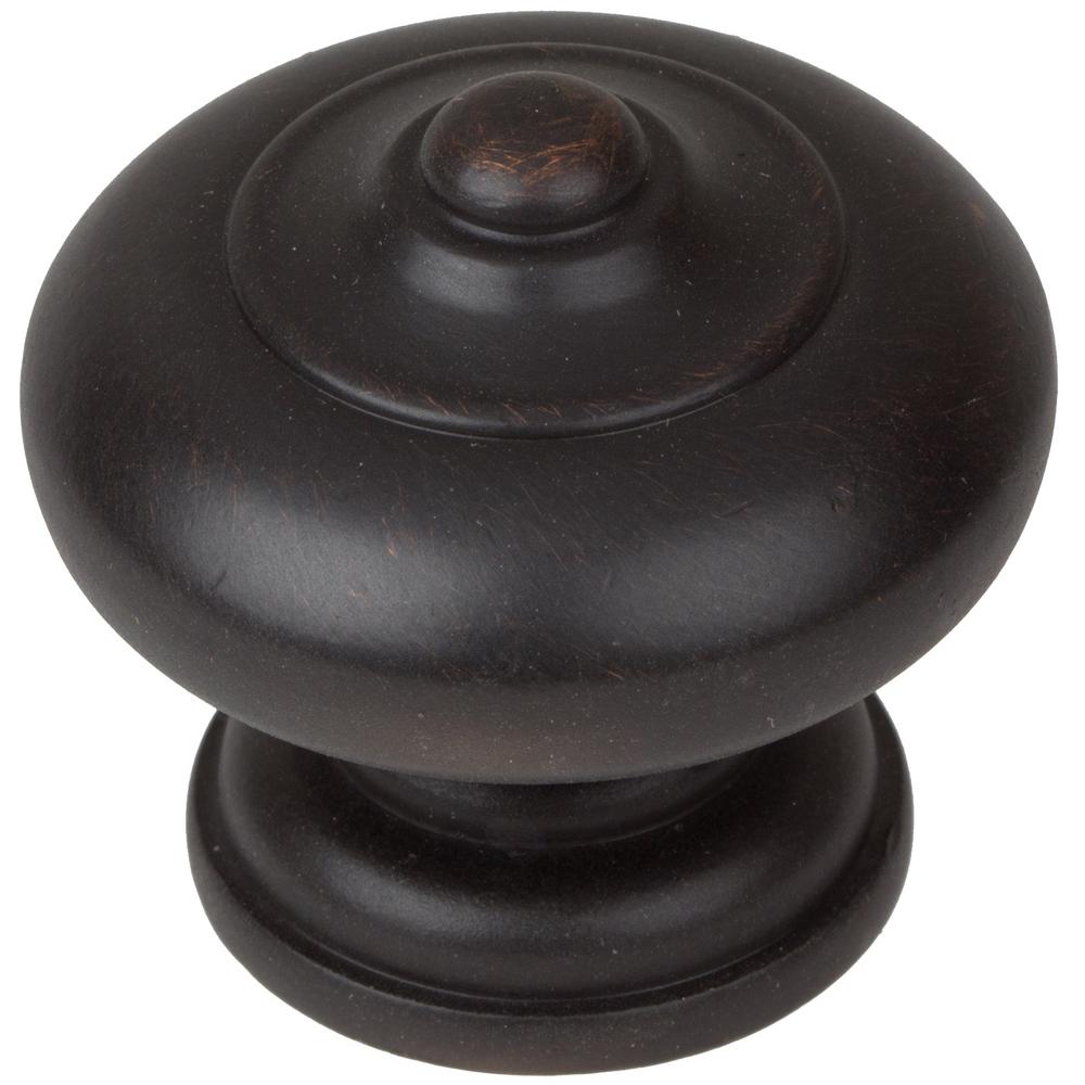 GlideRite 7/8 in. Oil Rubbed Bronze Square Pyramid Knob (10