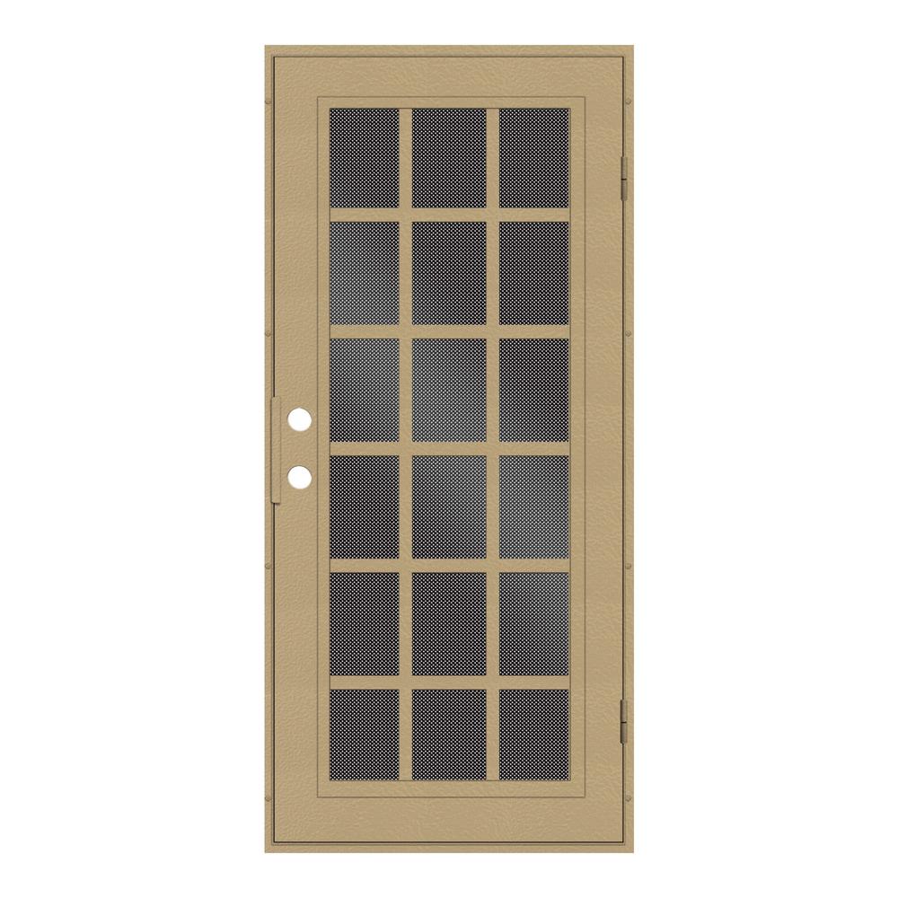 unique home designs 64 in. x 80 in. bronze recessed mount meshtec unique home designs 64 in. x 80 in. bronze recessed mount meshtec