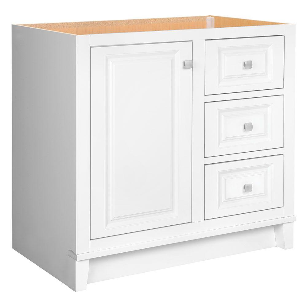 36 Inch Vanities 35 37 In Transitional Without Tops Kinghurst 36 In W X 21 D 33 5 H Bath