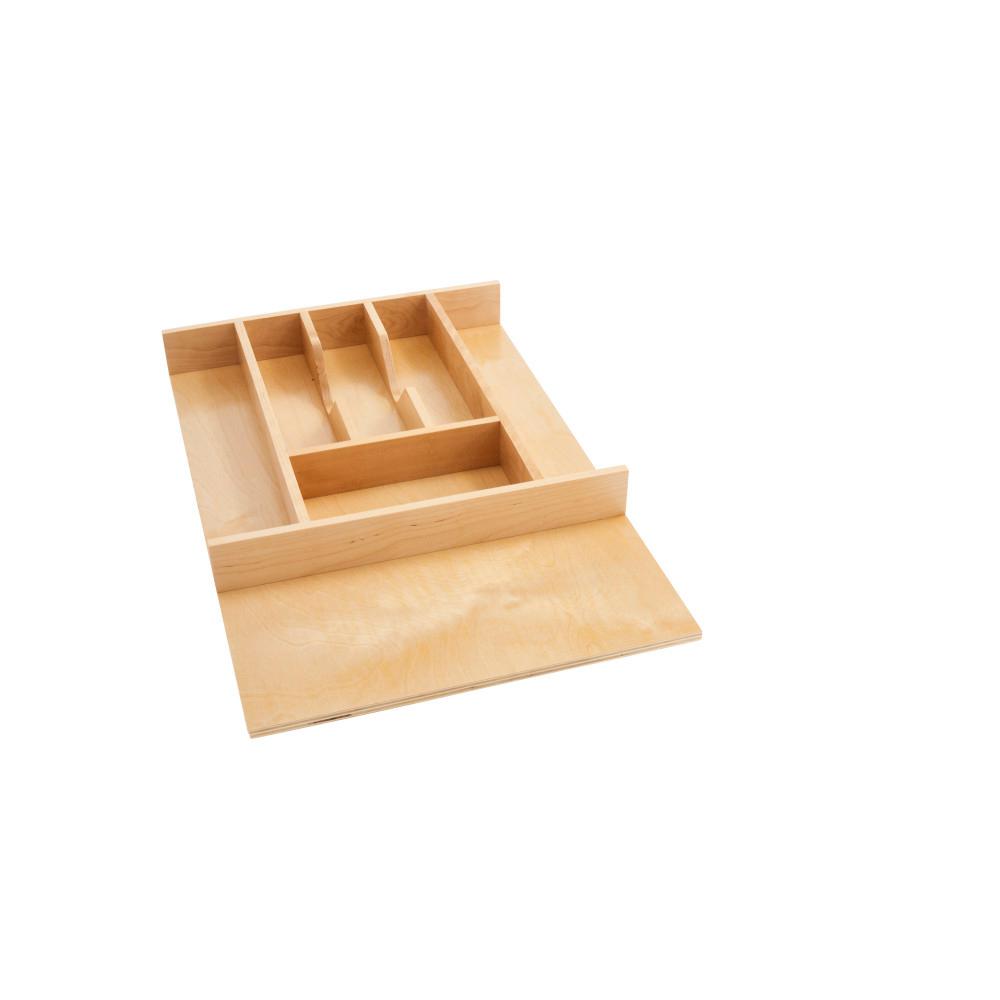 Rev A Shelf 2 875 In H X 18 5 W 22 D Double Knife Block D Small Wood