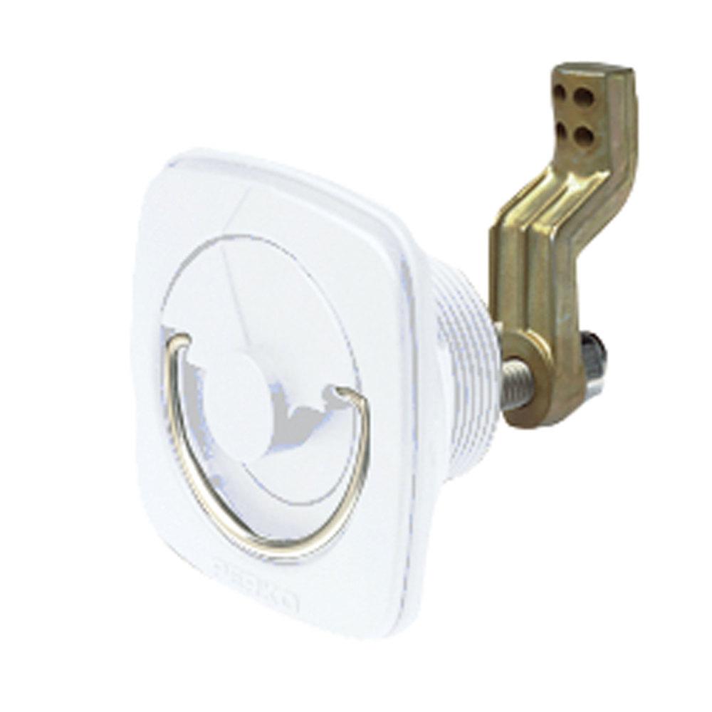 Perko Flush Mount Latch Cam in White-1082DP1WHT - The Home Depot