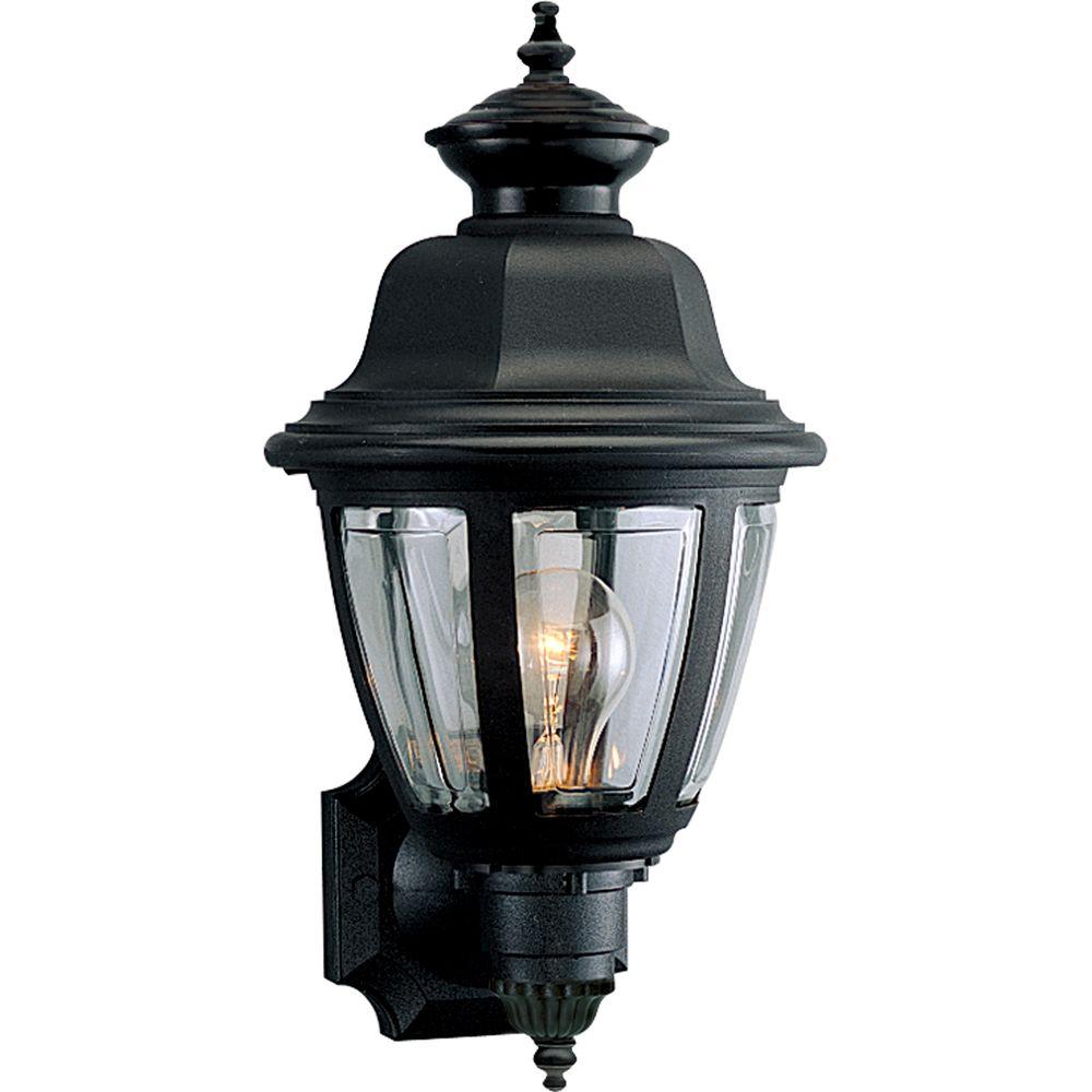 Progress Lighting Black 16 In Outdoor Wall Lantern Sconce