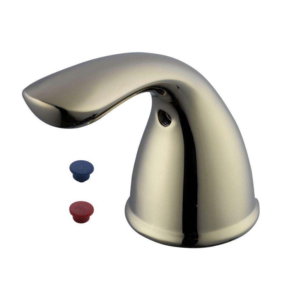 Glacier Bay Builders 4 in. Centerset Handle Kit in Polished Brass