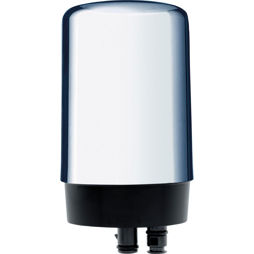 Brita Chrome Faucet Replacement Water Filter Cartridge Bpa Free