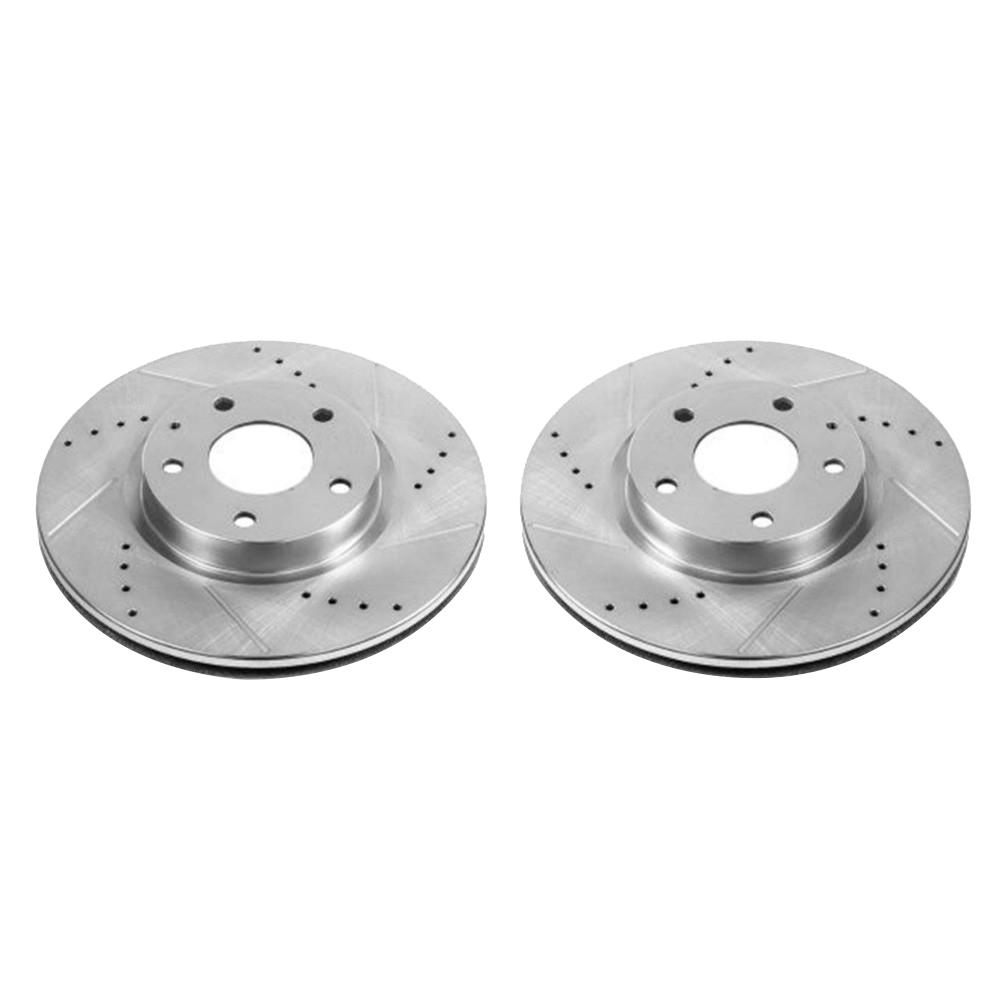 Power Stop Extreme Performance Drilled & Slotted Brake Rotor Front